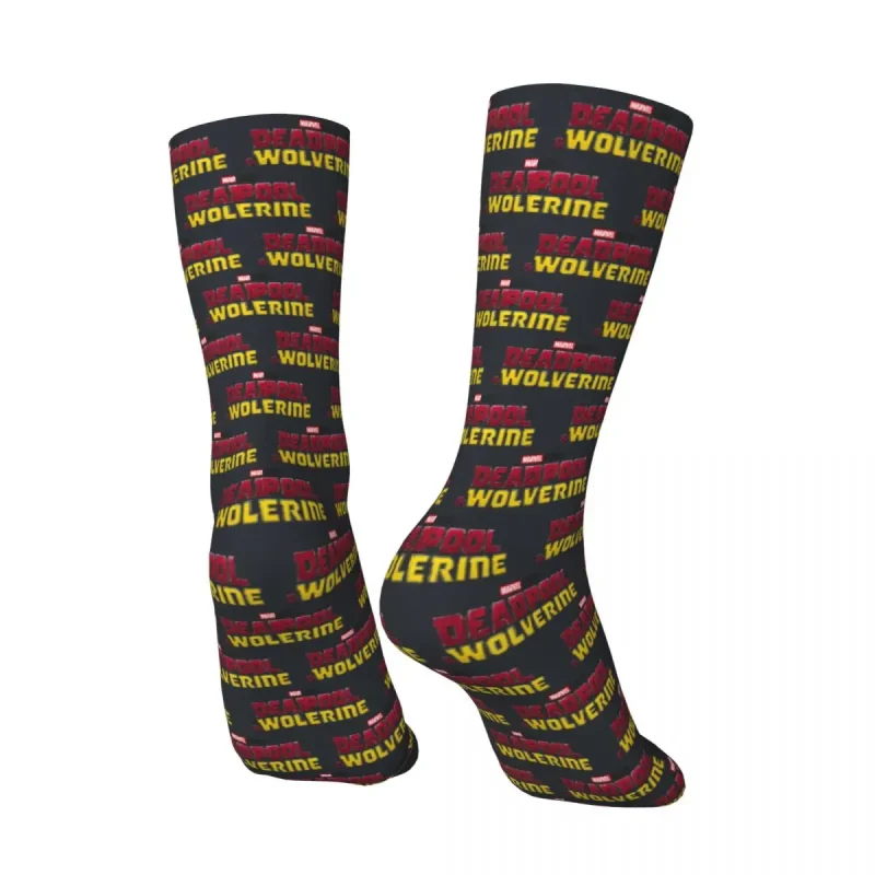 Wolverine Logo Pattern Socks - Repeating Hero Footwear - Image 5