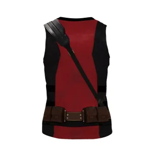 Deadpool Costume Sleeveless Top - Merc Style for Summer