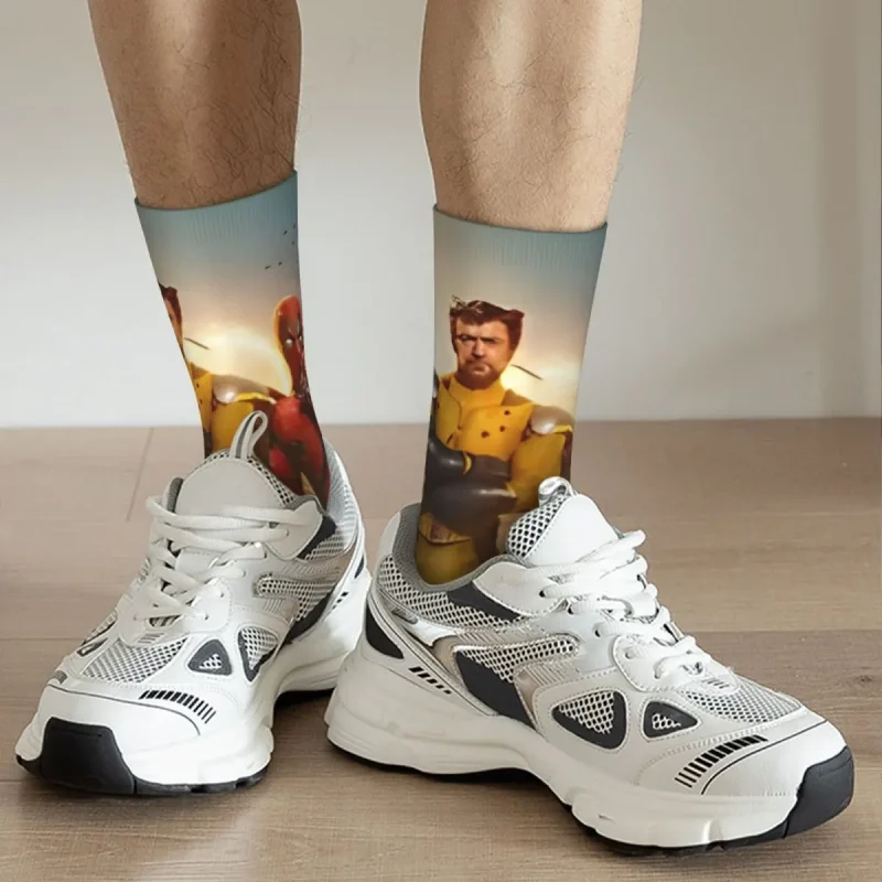 Movie Scene Deadpool & Cable Socks - Image 3