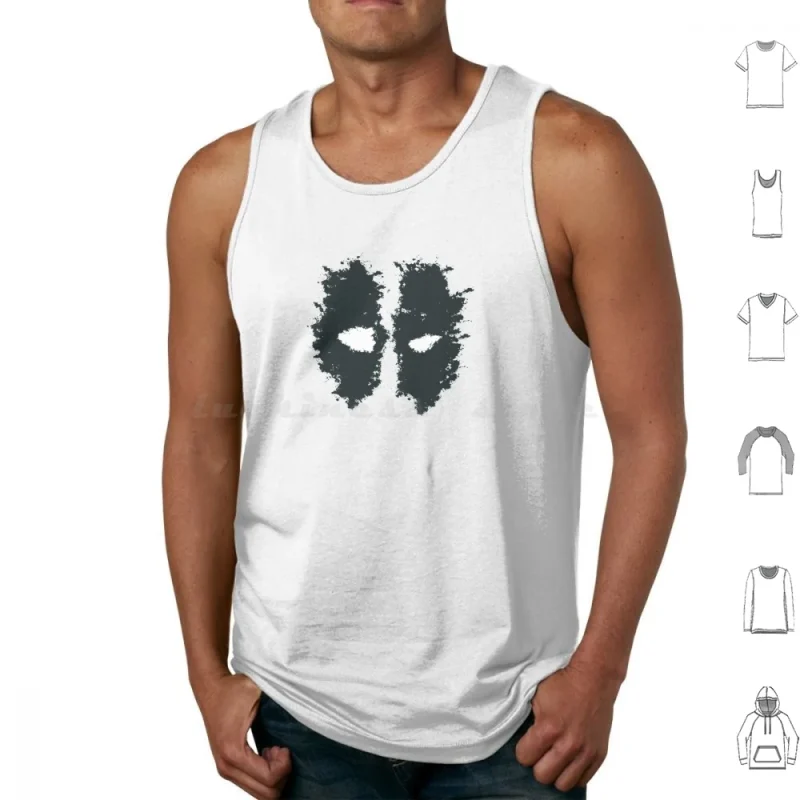 Deadpool Splatter Icon Tank Top - Make a Splash - Image 5