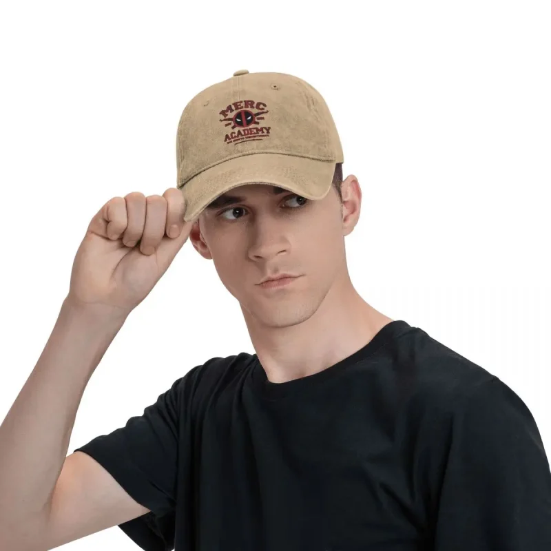 Deadpool Merc Academy Baseball Cap - Vintage Merc Style - Image 5