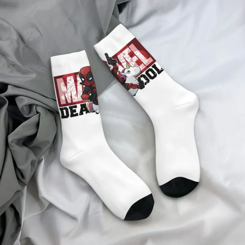 Marvel Deadpool & Unicorn Socks