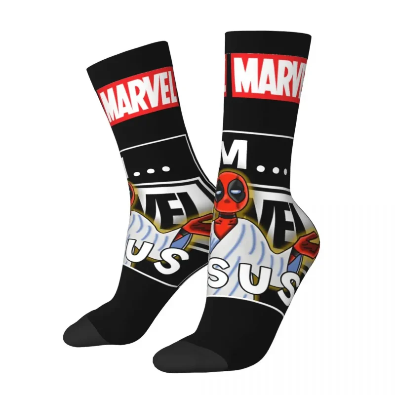 Deadpool "I'm Marvelous" Socks - Step Out in Style - Image 3