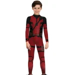 Kids Deadpool Costume - Bodysuit for Young Mercs
