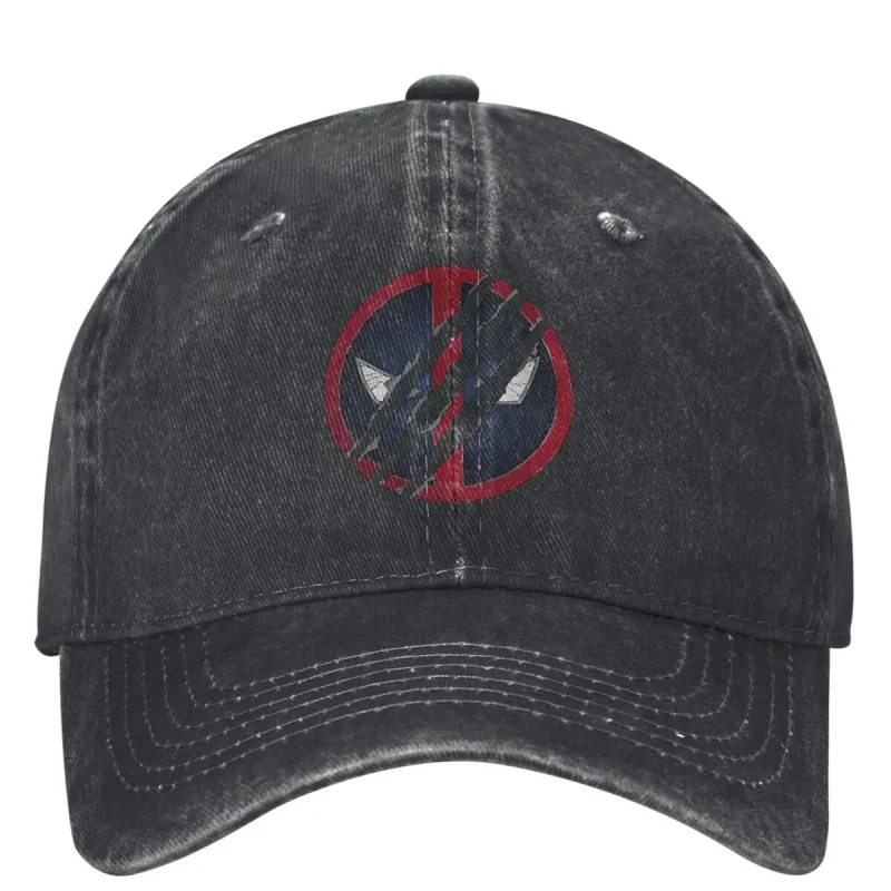 Deadpool & Wolverine Split Logo Baseball Cap - Dynamic Duo Style - Image 9