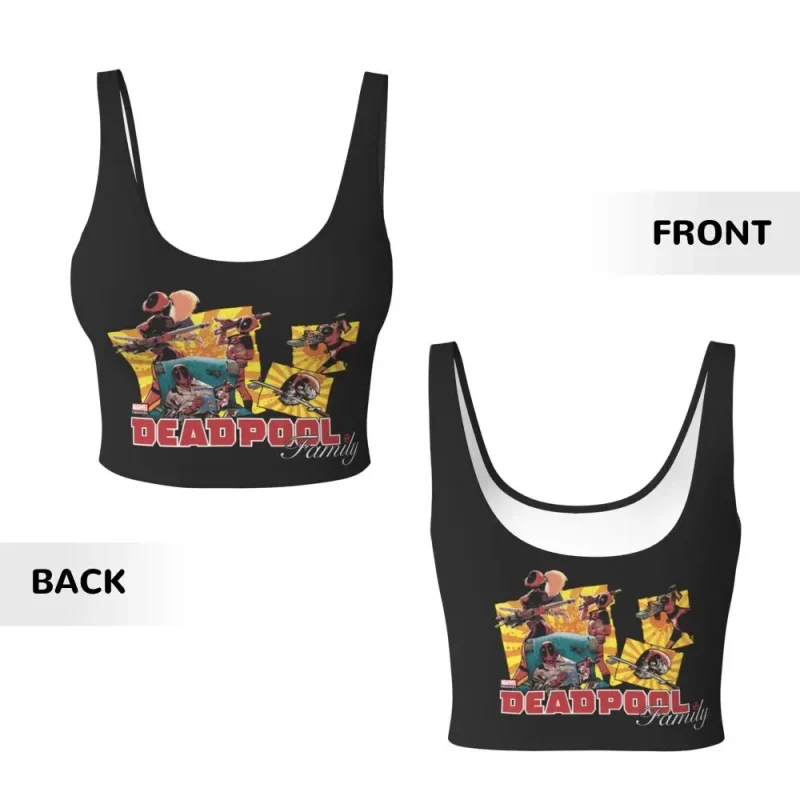 Deadpool Family Crop Top - Whimsical Merc Ensemble - Image 4
