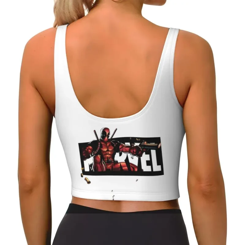Marvel Deadpool Crop Top - Action Comic Style - Image 6
