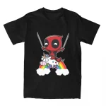 Deadpool Riding a Unicorn T-Shirt: A Rainbow of Madness