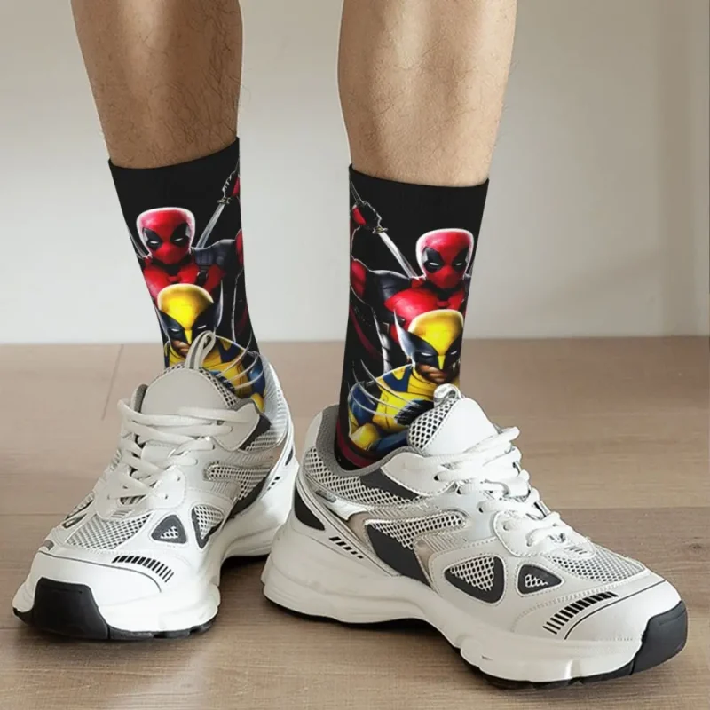 Action Pose Deadpool & Wolverine Socks - Image 3