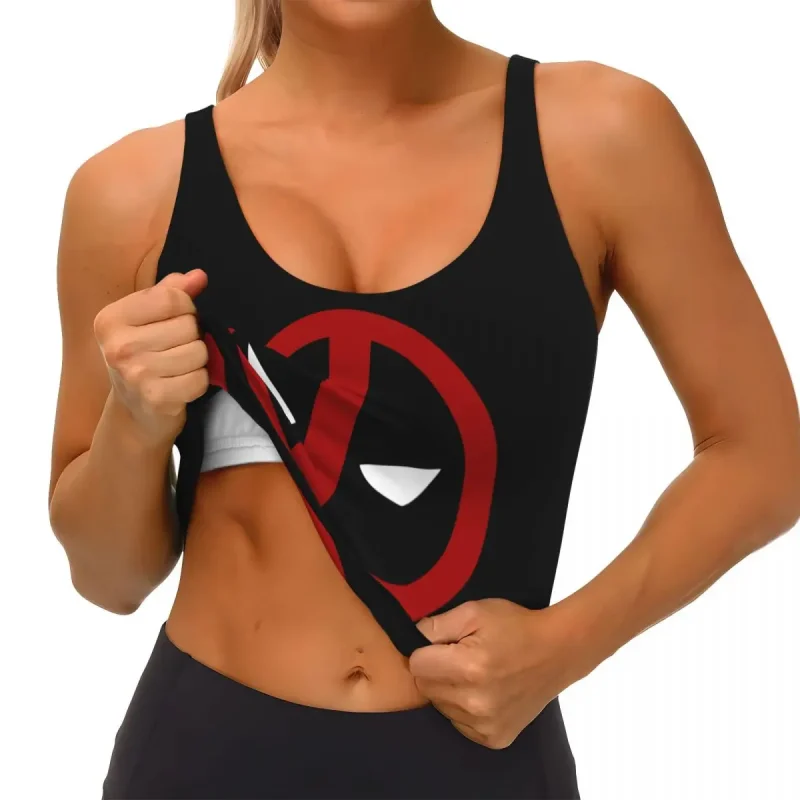 Deadpool Logo Crop Top - Image 5