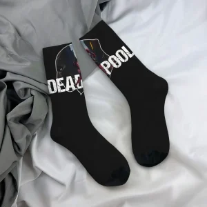 Deadpool Mask Outline Socks