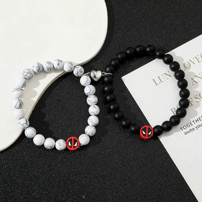 Deadpool Magnetic Couple Bracelets - Image 3