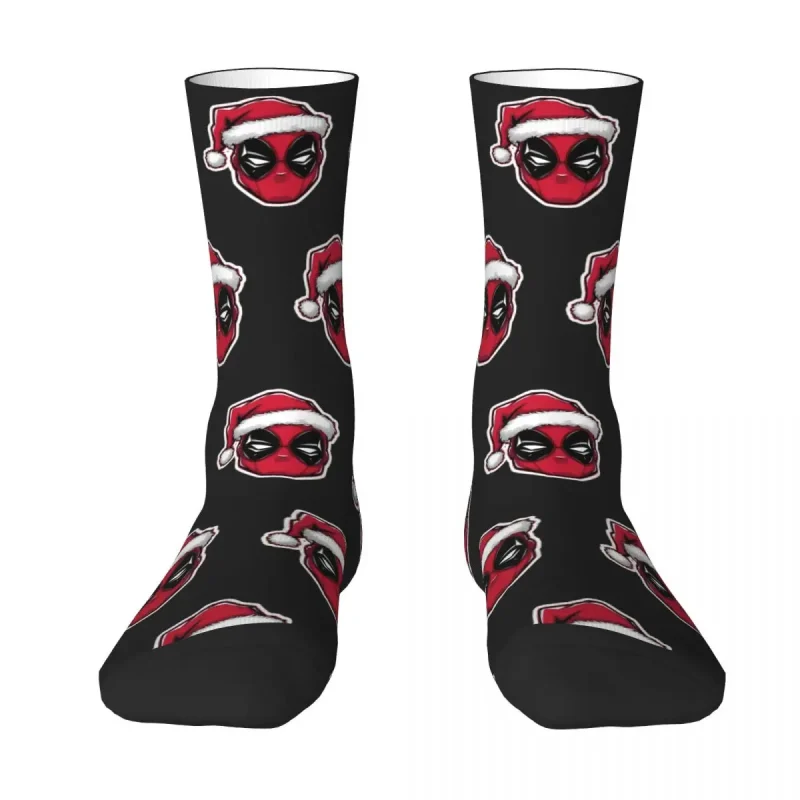 Christmas Deadpool Socks - Festive Merc Footwear - Image 5