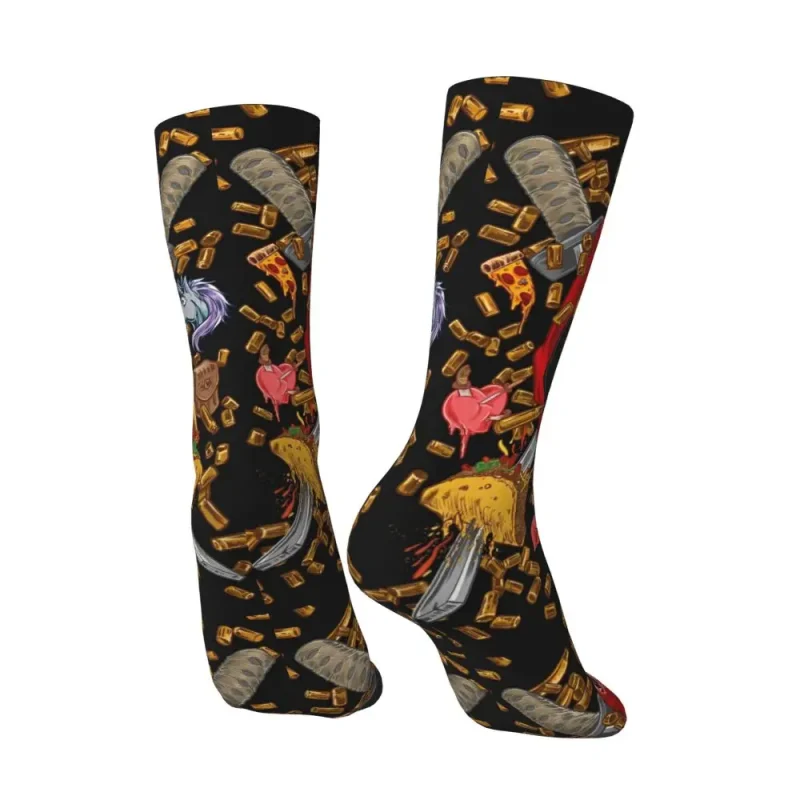 Deadpool Icons Pattern Socks - Merc Mania Footwear - Image 5