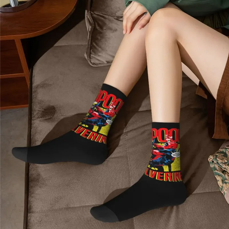 Comic Style Deadpool & Wolverine Socks - POW! Footwear - Image 3