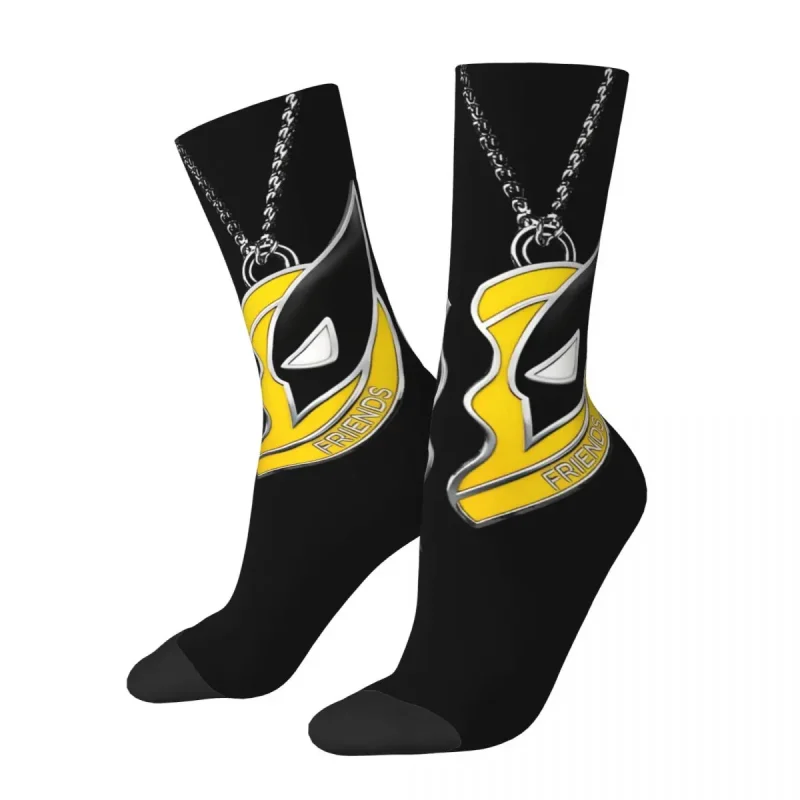 Deadpool & Wolverine Best Friends Necklace Socks - Image 5