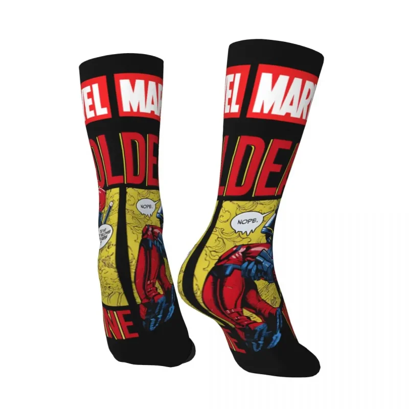Marvel Comic Deadpool & Wolverine Socks - Image 5