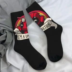 "I'm a Unicorn" Deadpool Socks - Magical Merc Footwear