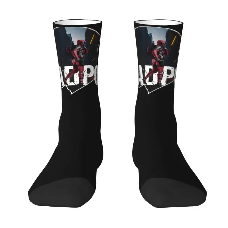 Deadpool Mask Outline Socks - Image 5