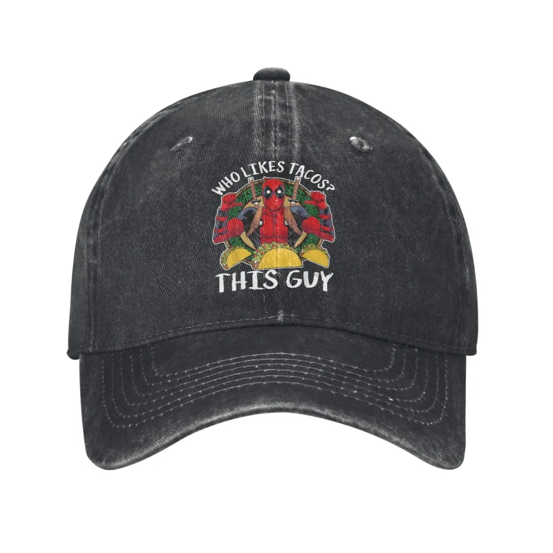 Deadpool "Who Likes Tacos?" Baseball Cap - Foodie Merc Style