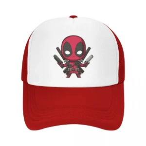 Deadpool Cap - Chibi Merc Style