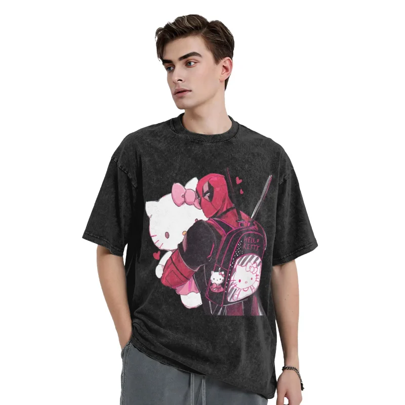 Deadpool x Hello Kitty T-Shirt - Image 3