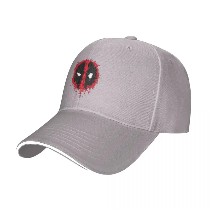 Deadpool Distressed Logo Baseball Cap - Grunge Merc Style - Image 9
