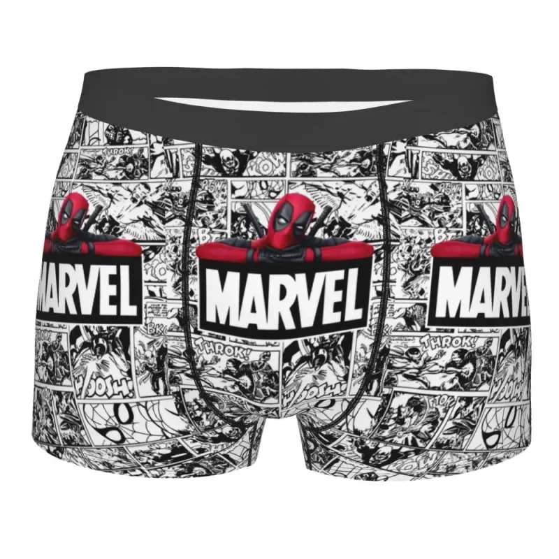 Deadpool Comic Strip Boxer Shorts - Maximum Comfort