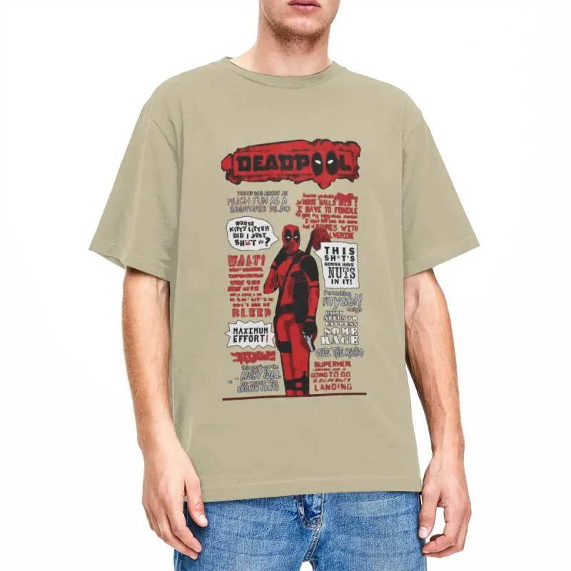 Deadpool Iconic Quotes T-shirt - Image 8