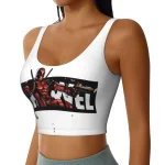 Marvel Deadpool Crop Top - Action Comic Style