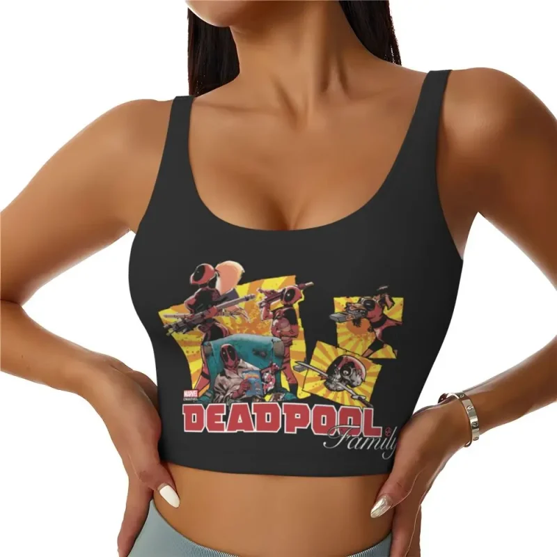 Deadpool Family Crop Top - Whimsical Merc Ensemble - Image 3