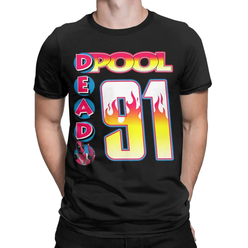 Deadpool '91 Retro Style T-Shirt - Image 2