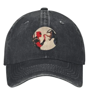 Deadpool & Venom Baseball Cap - Symbiotic Style