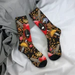 Deadpool Icons Pattern Socks - Merc Mania Footwear