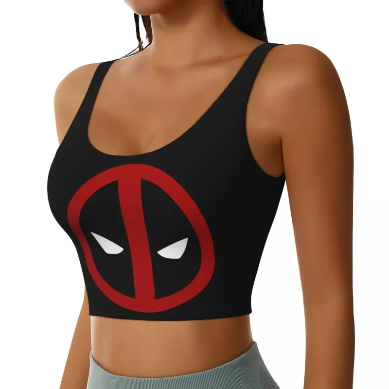 Deadpool Logo Crop Top