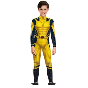 Kids Wolverine Costume - Bodysuit for Young Mutants
