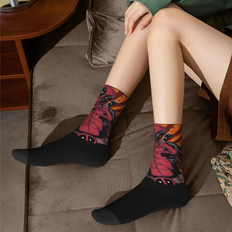 Deadpool Heart Hands Socks - Image 3