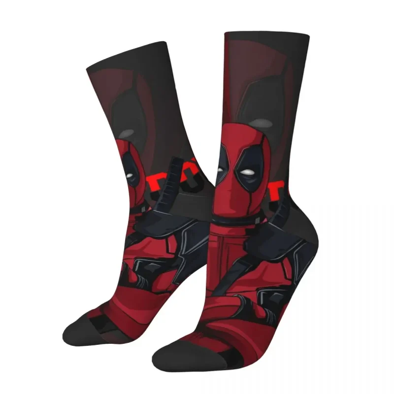 Red Shade Deadpool Socks - Image 5