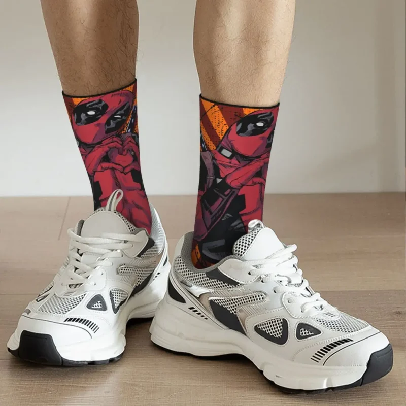 Deadpool Heart Hands Socks - Image 2