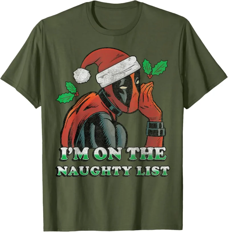 Celebrate Christmas with Deadpool’s T shirt - Image 3