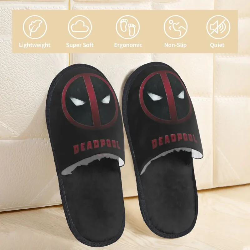 Deadpool Logo Slippers: Iconic Comfort - Image 4