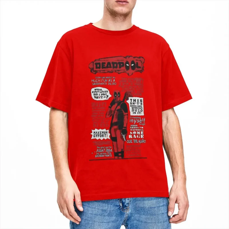Deadpool Iconic Quotes T-shirt - Image 13