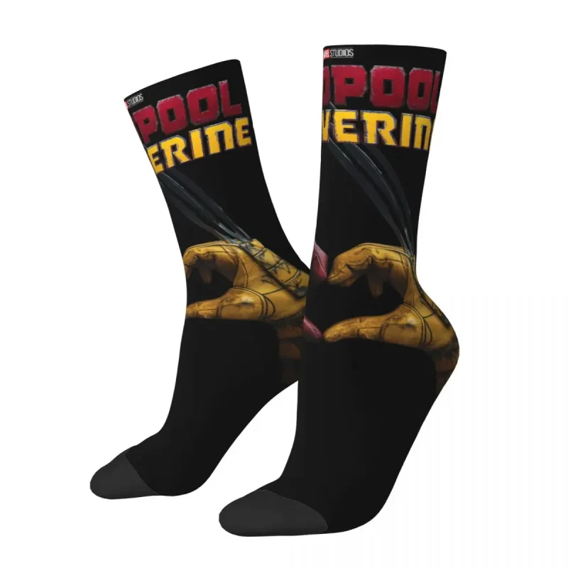 Close-Up Deadpool & Wolverine Socks - Image 4