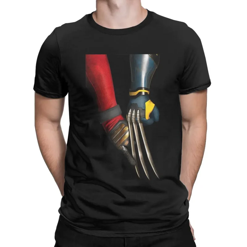 Deadpool T-Shirt & Wolverine Iconic Hand Touch - Image 3