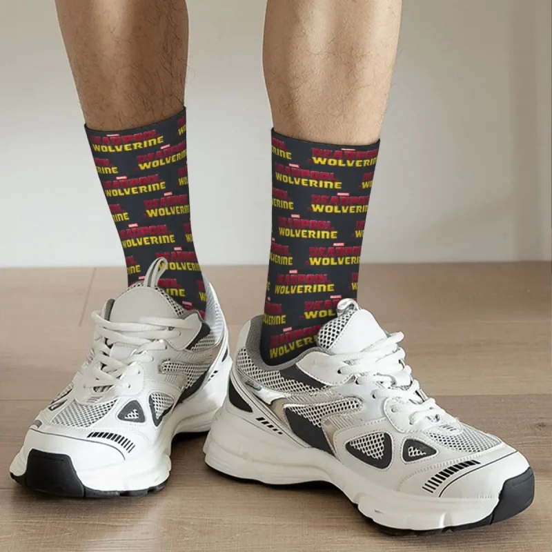 Wolverine Logo Pattern Socks - Repeating Hero Footwear - Image 2