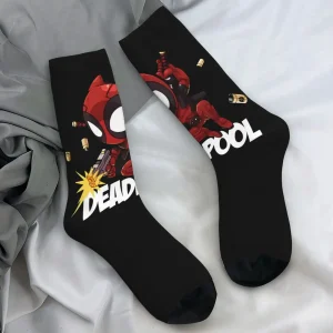 Chibi Deadpool with Guns Socks