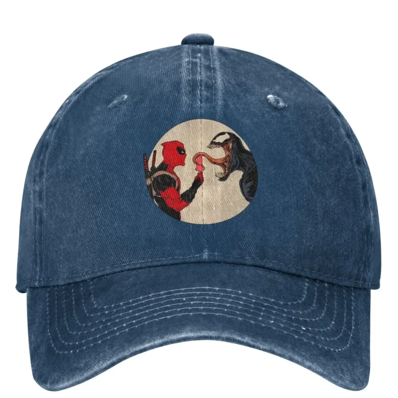 Deadpool & Venom Baseball Cap - Symbiotic Style - Image 11
