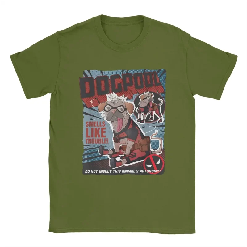 Dogpool "Smells Like Trouble!" T-shirt - Image 9