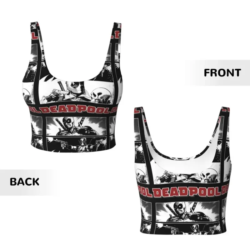Deadpool Comic Panel Sports Bra - Image 5