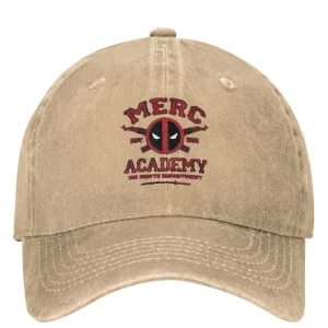Deadpool Merc Academy Baseball Cap - Vintage Merc Style
